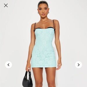 Fashion Nova Mon Cheri Micro Mini Dress